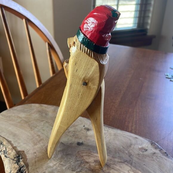 Vintage Norweigen Hand Carved Santa Nutcracker - Picture 3 of 5